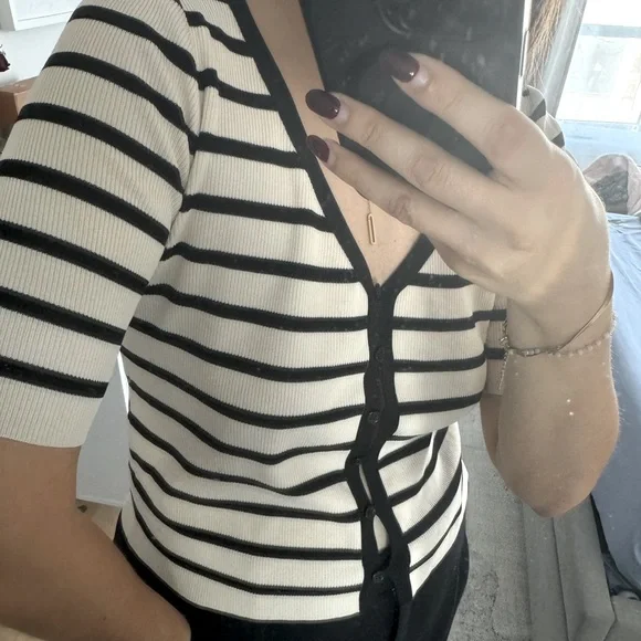 Striped Cardigan - Picture 2 of 5
